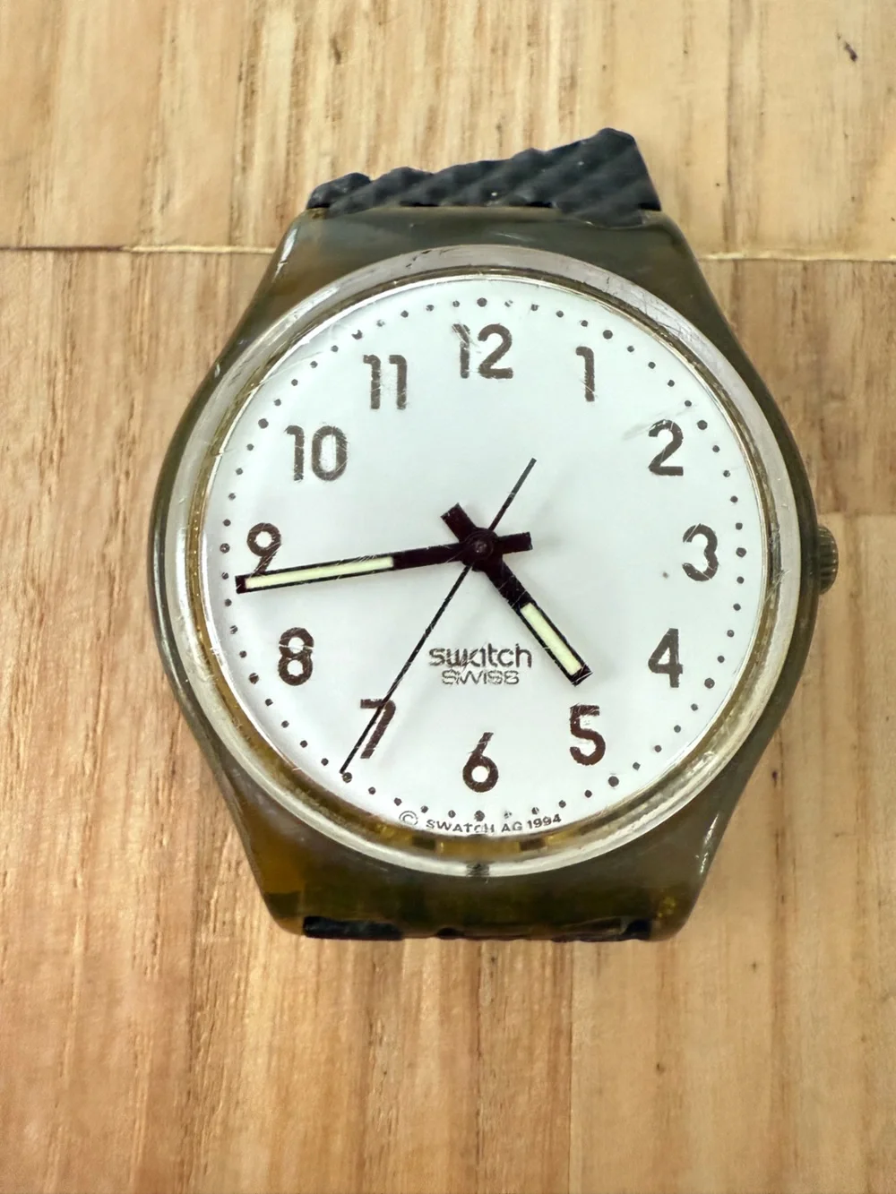 Vintage swatch watch NEW BATTERY strap needed